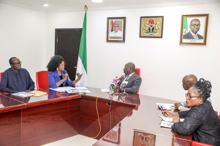 Visist to Edo State Governor- Dr. Godwin Obaseki